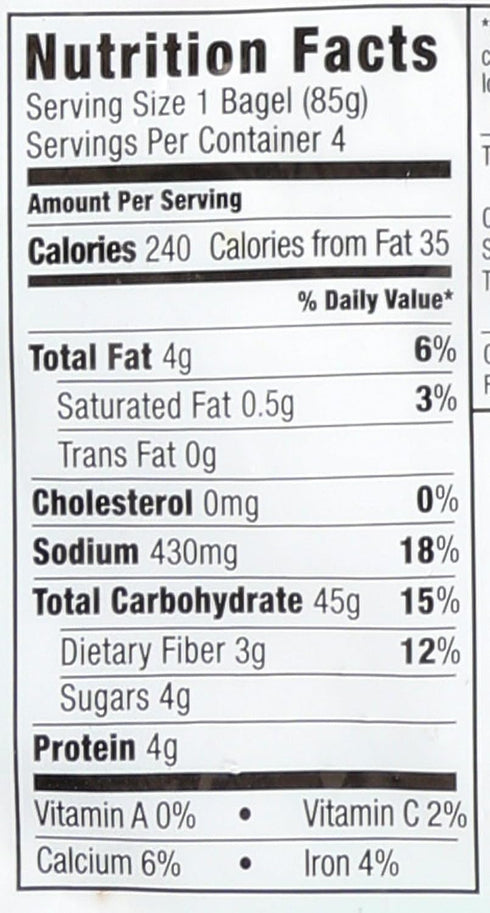 Canyon Bakehouse 14 oz Everything Bagel, Gluten-Free