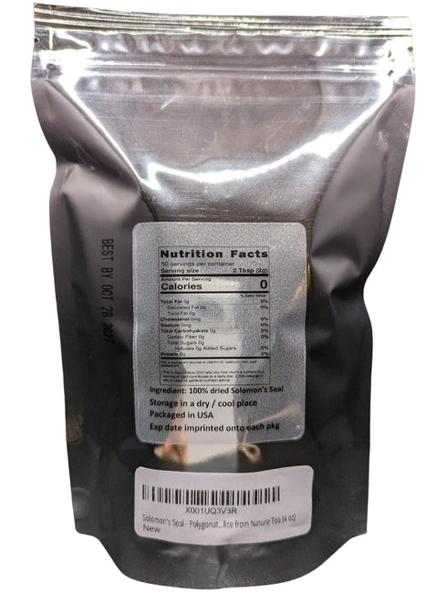 Solomon's Seal - Polygonatum biflorum Dried Root Slice, 4 oz