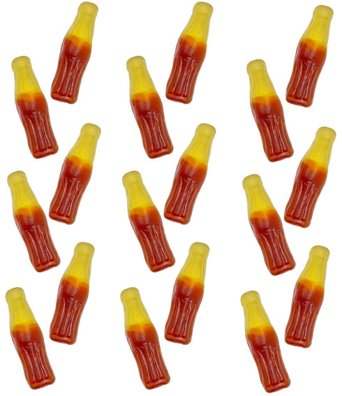 Gummi Fruidles Soda Bottles Cola Candy, Delicious Multicolor Fruit Flavors, Party Candy (Half-Pound)