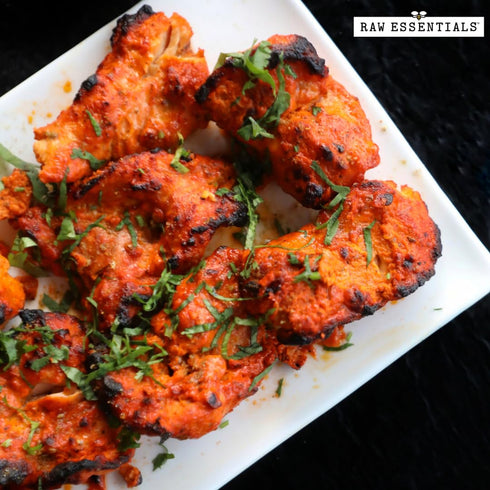 9 Raw Essentials Tandoori Masala Spice Blend - Savory & Herby - Use on Chicken, Tofu, and Dipping Sauces - Gluten Free