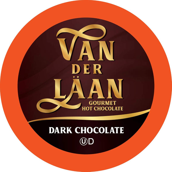 Van Der Laan Chocolate Hot Cocoa Pods, Dark Chocolate Gourmet Dutch Chocolate