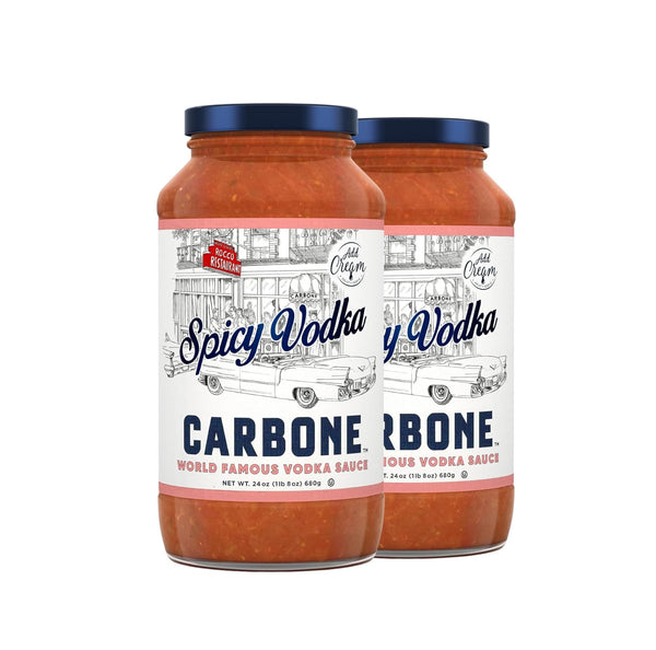 Carbone Spicy Vodka Pasta Sauce, 24 Fl Oz (Pack of 2), Vegetarian, Gluten Free