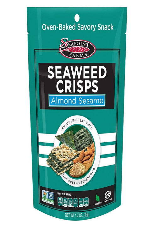 Sea Point Farms Crisp Seaweed Almond Sesame, 1.2 oz
