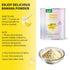 8.82OZ Banana Powder, Freeze Dried Banana Powder, Freeze Dried Fruit, No Added or Sugar, Suitable for Baking, Oatmeal