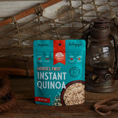 1-3 112g (Pack 2) Nomad Nutrition INSTANT Quinoa | High Fibre, Iron & Potassium | Organic, No Added Anything | High