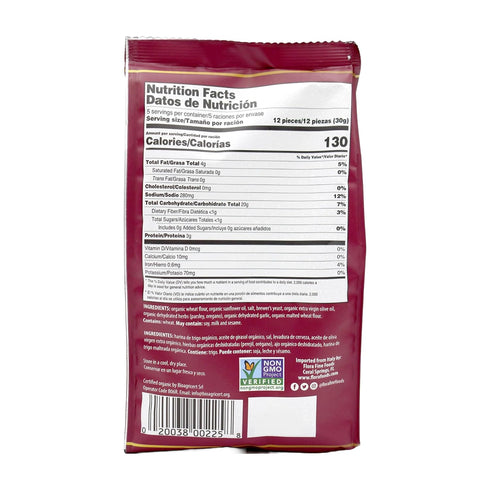 Flora Foods Garlic & Herbs Organic Mini Toasts - Authentic Italian Bruschette