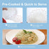 12 Packs 0 Hethstia Konjac Rice, Low Carb Shirataki Rice, Keto, Vegan, Gluten-Free, Sugar-Free, Low Calorie, Fat