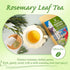 100 Count,100% WT WEETEE Rosemary Leaf Tea Bags Caffeine-Free Herbal Tea Made from Pure Rosemary Leaves, Supports