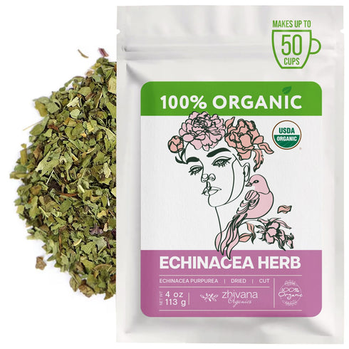 Echinacea Tea Loose Leaf (4 oz.) - Organic Echinacea Herb - Equinacea