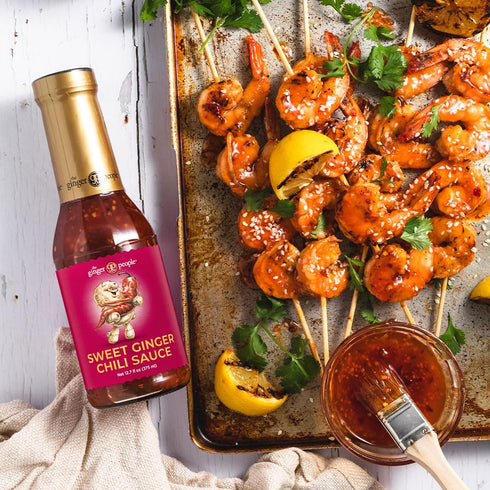 Ginger Sweet Chili Sauce – Sweet and Spicy Dip Cooking Sauce | Organic and Brings Natural Taste of Ginger, Chili, and Red Pepper | Full of Life and Good Health | 12.7 oz