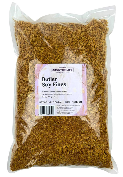 Butler Soy Fines, aka 'Fine Minced Soy Curls', Non-GMO Meat Alternative, 100%