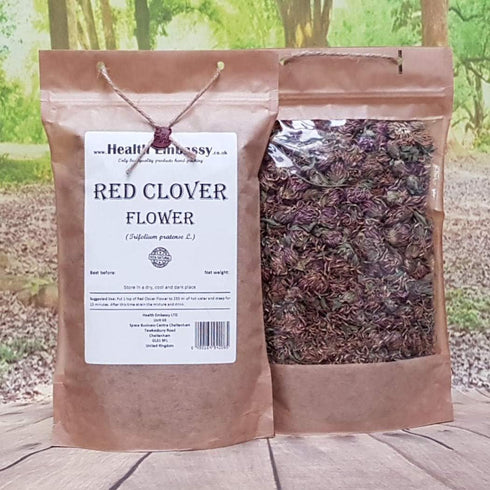 Health Embassy Red Clover Flower | Trifolium Pratense L | 100% Natural (50g)
