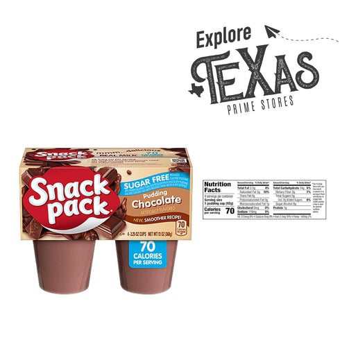 Snack Pack 32- Count 3.25 1 - Lavinia Essentials Bundle: of Sugar-Free Chocolate Flavored Pudding, Gluten-free, Kosher