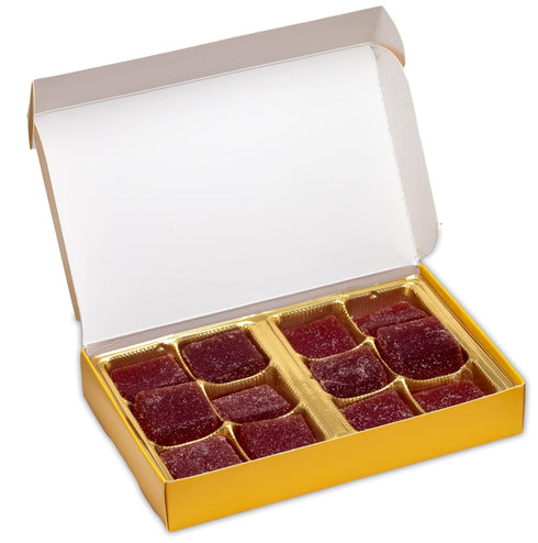 1/2 lb (8 -Pack 1 DesertUSA's Sour Prickly Pear Jelly Candy Made with real Cactus Fruit Juice - box Ounce)