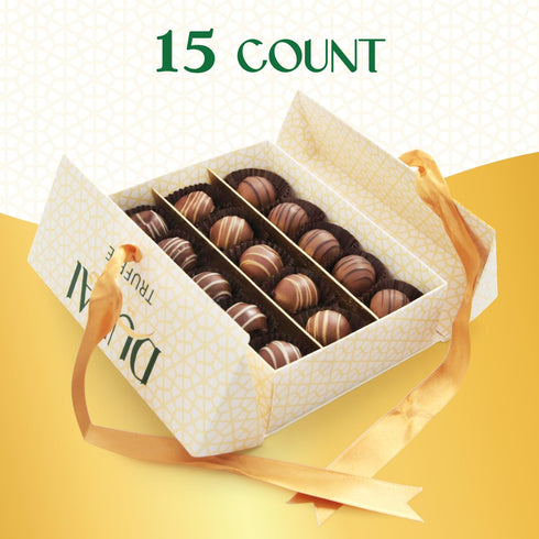15 count Mothers Day Chocolate Truffles Assortment Flavors Dubai Chocolate Pistachio, Hazelnut, Coconut. Ideal