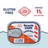 3.75 oz (Pack 12) 14g Beach Cliff Wild Caught Sardines in Louisiana Hot Sauce, Can of - Protein per Serving - Gluten