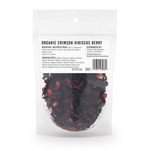 Allegro Organic Crimson Hibiscus Berry Tea - Loose Leaf, 1 oz