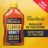40 oz 100% Packed Fischer's Pure Clover Honey Pure, Raw and Unfiltered Honey in a Squeeze Bottle All-Natural Sweetener