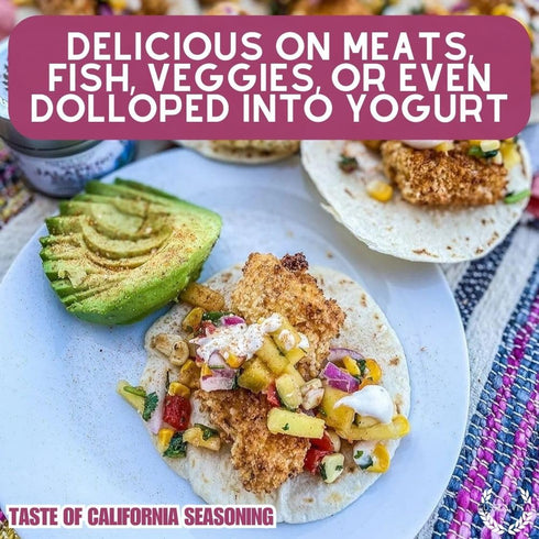 Packed Gustus Vitae - Taste of California - Authentic Artisanal Spice Blend - Gourmet Seasoning - Non GMO - All Natural