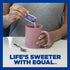 EQUAL Pink Zero Calorie Sweetener Packets, 100 Ct Sugar Substitute