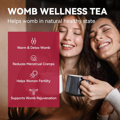 10 Laicuherb Natural Womb Fertility Tea for Women Ovary and Uterus Cleanse, Womb Detox Fibroid Tea Helps with Hormone
