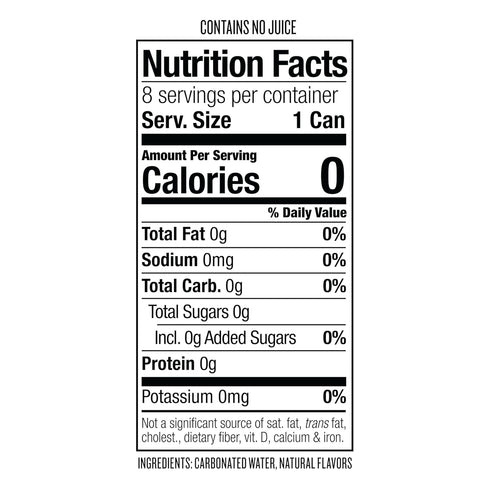 12 oz 8pk Polar Seltzer Water Lime, fl cans