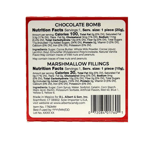 2025 3 2 Needzo Christmas Hot Cocoa Melting Balls with Mini Marshmallows and Chocolate Stirring Spoons, Individually
