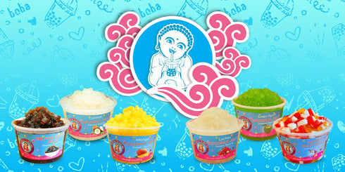 Premium Coconut Jelly Dessert Topping by Buddha Bubbles Boba (Lychee Jelly)