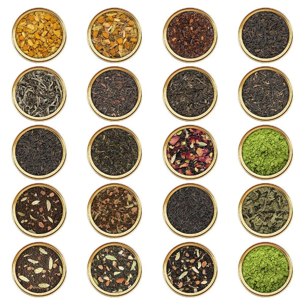 VAHDAM World Top 20 Favourites Tea Sampler Set | Loose Leaf Tea