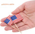 100 Pcs 4th of July American Toothpick Flag Toppers for Cake Decorations - Patriotic Cupcake Picks