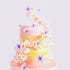 Pack of 30 Purple Mixed Size 3D Waterproof Butterfly Cupcake Toppers for Girls Women's Birthday Party Decorations