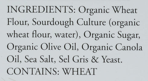 4 Rustic Bakery, Flatbread Bites Olive Oil Sel Gris Organic, Ounce