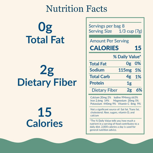 Maine Coast Sea Vegetables Organic Dulse Whole Leaf Bag - Nutritious Seaweed Snacks, 2 Oz