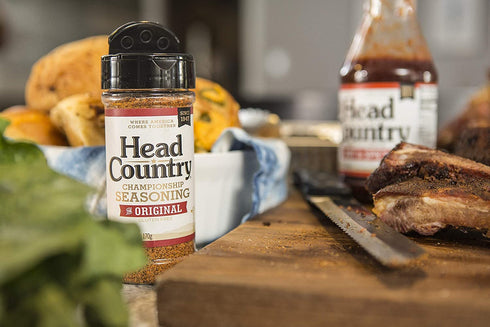 Head Country Bar-B-Q Championship Seasoning, Original | Gluten Free, MSG Free | 26 Ounce, Pack of 1 | Bold & Herbal Dry