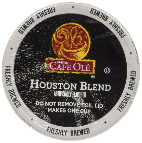 Cafe Ole H-E-B Taste of Texas Houston Blend Coffee 54 count single serve cups