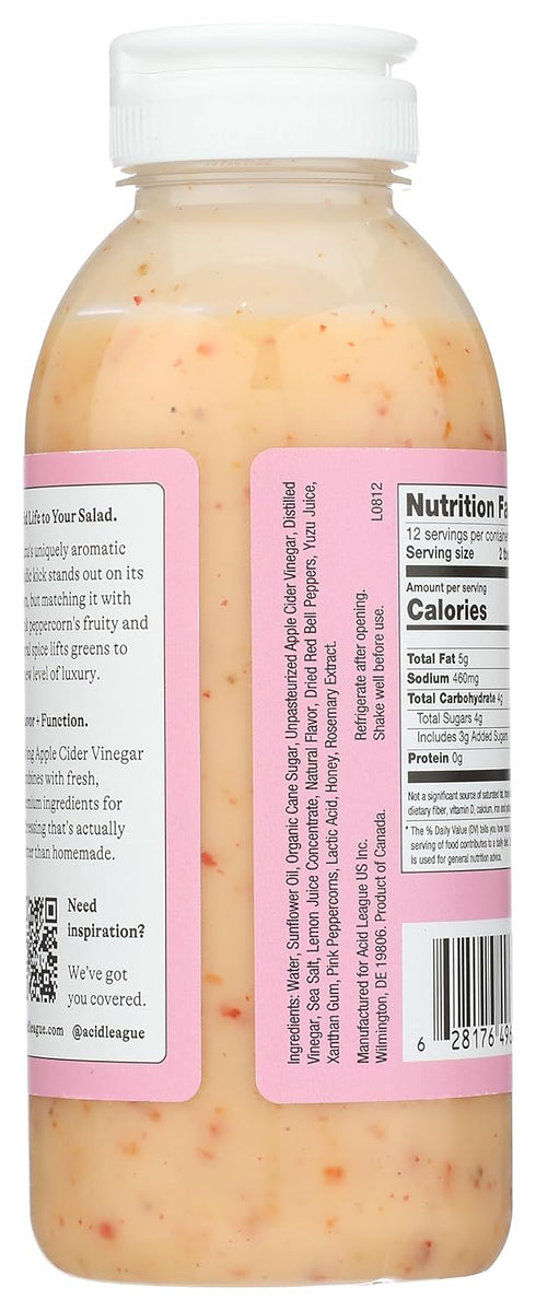 Acid League 12 Oz , Dressing Yuzu Honey, Fl