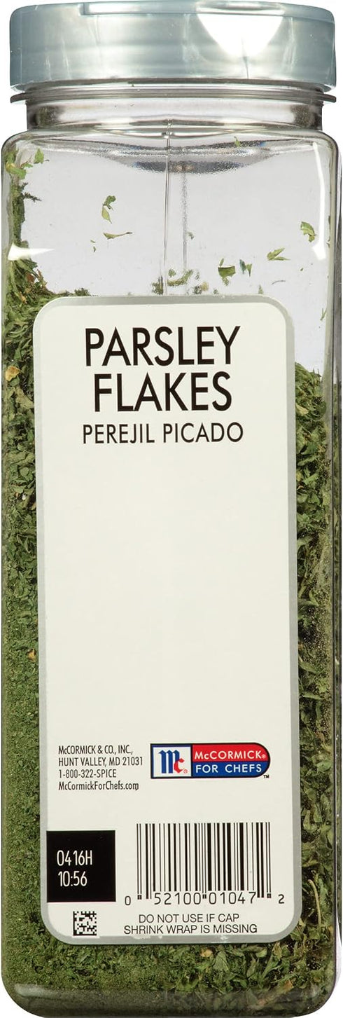 2 oz (Pack 6) 2 McCormick Culinary Parsley Flakes, of - Six Ounce Containers of Dried Parsley Flakes for Vegetable-Like