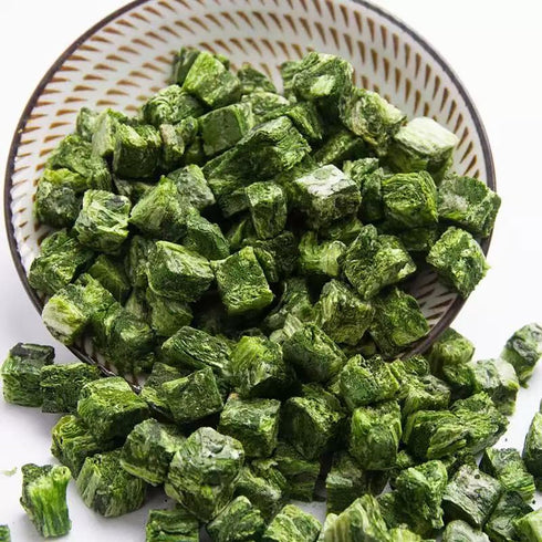 UpBots 3.88oz. Frozen Dried spinach dried spinach Emergency and survival food, lightweight camping meal