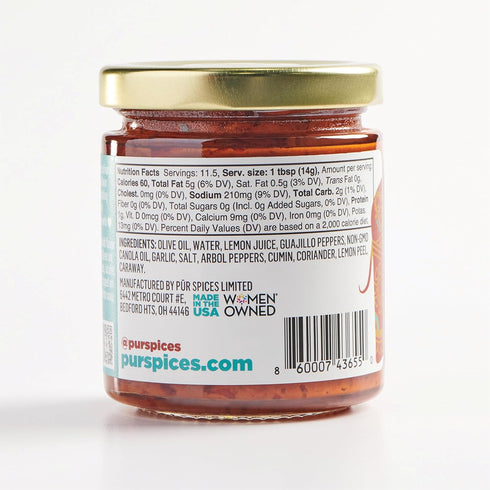 Set 6oz (Pack 3) PUR Spices Tasty Gift Box I of Three Hot Sauces and Cooking Pastes I Recipe Card and Jar Opener