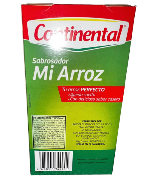 Generic ARROZ 36 SABROSADOR CONTINENTALMI BOLCITAS (CONSOME)