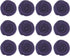 12 Count Global Sugar Art Edible Kosher Royal Icing Deep Violet Medium Roses for Cake and Cupcake Decorating by Chef