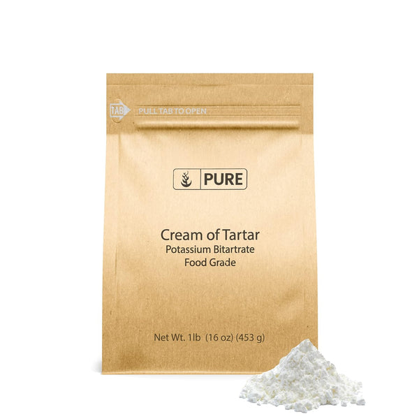 Pure Original Ingredients Cream of Tartar (1 lb) Pure & Natural for Baking & Cleaning