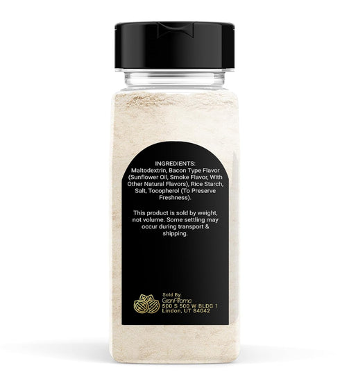 8 oz, GranAroma Bacon Flavoring, Powder, Chips & Popcorn, Seasoning Mix