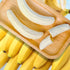 GCYYSIQS 2bags Bananas,60g/2.11oz/bag,Crispy,Freeze-Dried 3 4 Freeze Dried Fruit Snack,about to Whole Bananas/bag