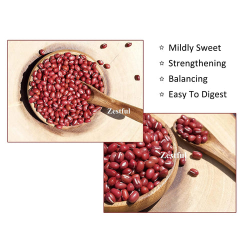 Zestful Foods 4 Lbs. (2 pack, 2 Lbs. Adzuki Beans - Chinese Red Beans, Non-GMO, Sproutable, Vegan - Perfect for Asian