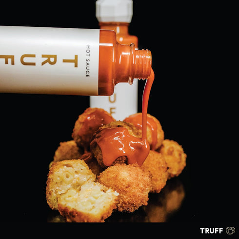 Pack Set (6 oz), (6 oz), (5.6 oz), 3-Bottle TRUFF Sampler - Gourmet Hot Sauce of Original White Truffle Edition