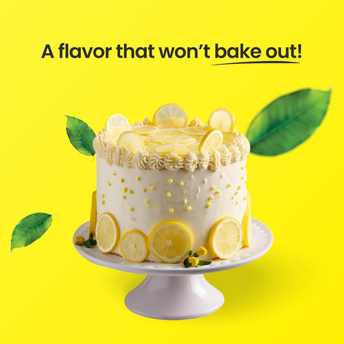Lorann Oils Lemon Bakery Emulsion, Perfect for Amplifying Citrus Tones in Cakes, Gluten-Free