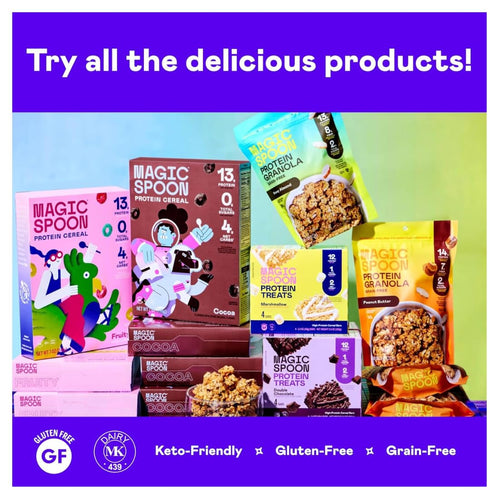 Generic 16 (2pack) Magics-Spoon Fruity High Protein Cereal - Sugar Free Snacks & Breakfast Food - Grain & Gluten Free