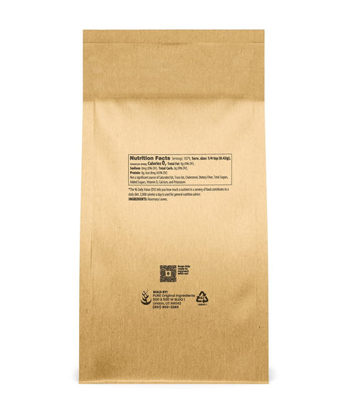 Pure Original Ingredients Rosemary Leaves (1lb) Dried, Cut & Sifted Herb, Seasoning, Sauces & Soups