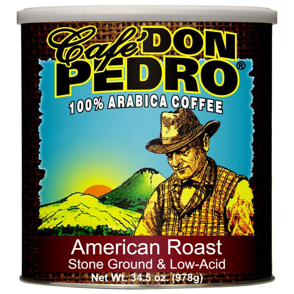 Cafe Don Pedro American Roast Naturally Low Acid Coffee - 34.5 Ounce